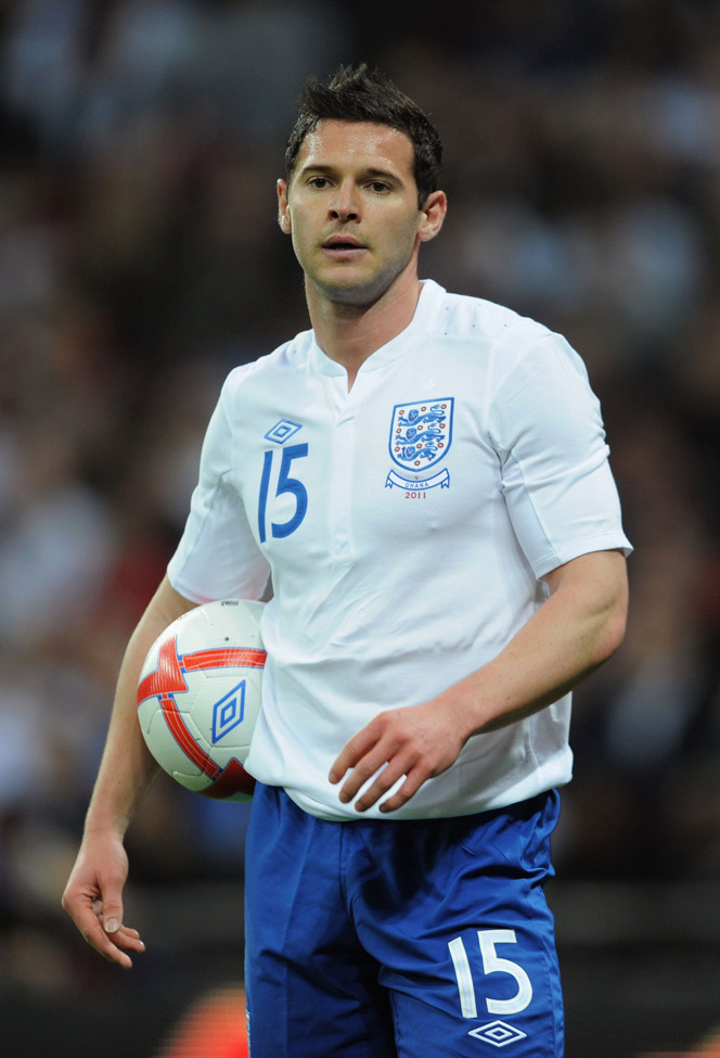 Matt Jarvis in action for England against Ghana.